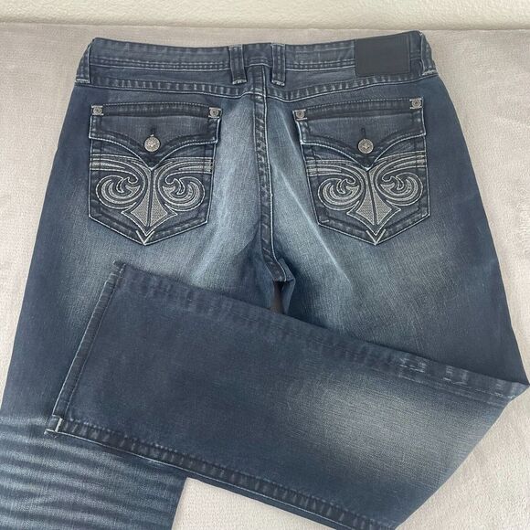 Affliction Jeans Affiction Jeans Men 4x34 Dark Blue Straight